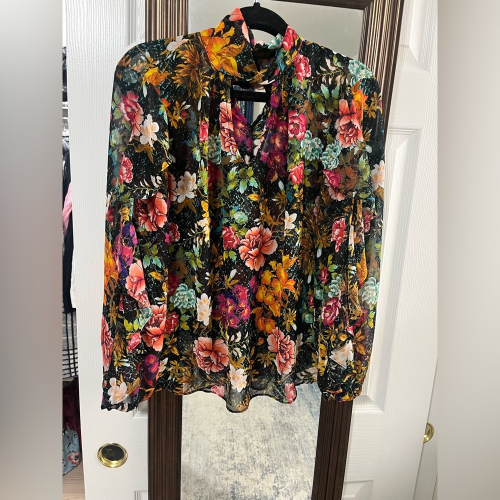 Bold Elements floral blouse